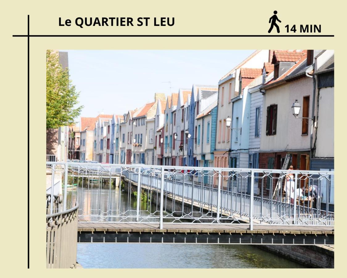 Jacobin-Centre Ville-Paisible-2 Couchages Amiens Ngoại thất bức ảnh